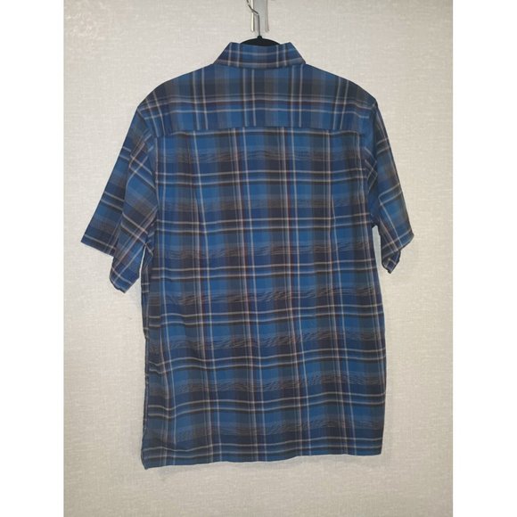 Roundtree & Yorke Men's Shirt Midweight Short-Sleeve Button-Front Small - Picture 3 of 4
